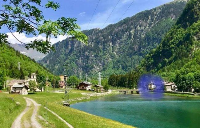 Mansarda Vista Lago A Campodolcino Exterior foto